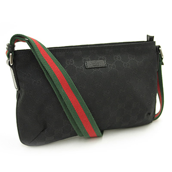 グッチ GUCCI バッグ コピー ショルダーバッグ 189749 F4F5R 1060 GGキャンバス メッセンジャー ブラック/グリーン/レッド/グリーン